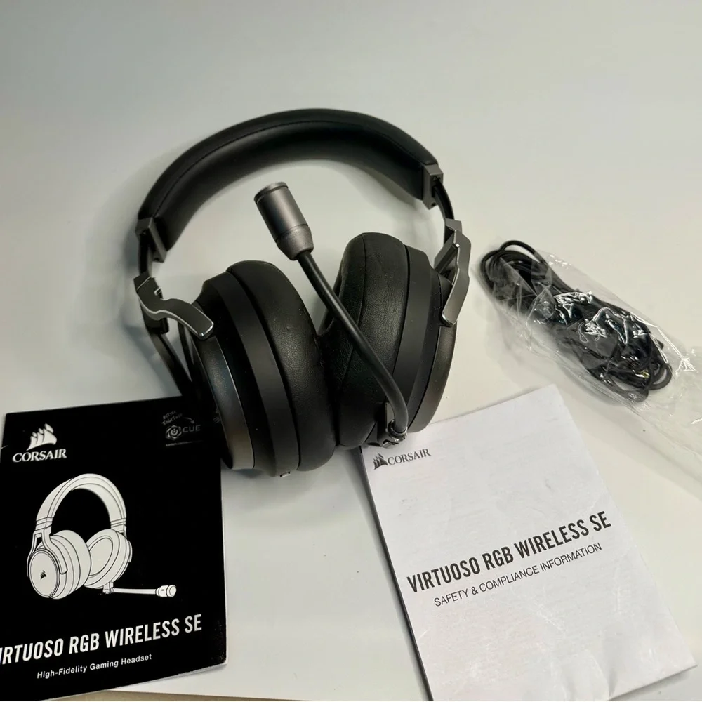 CORSAIR VIRTUOSO RGB Bluetooth WIRELESS HEADSET SE Tested Works
